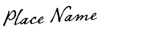 Place Name